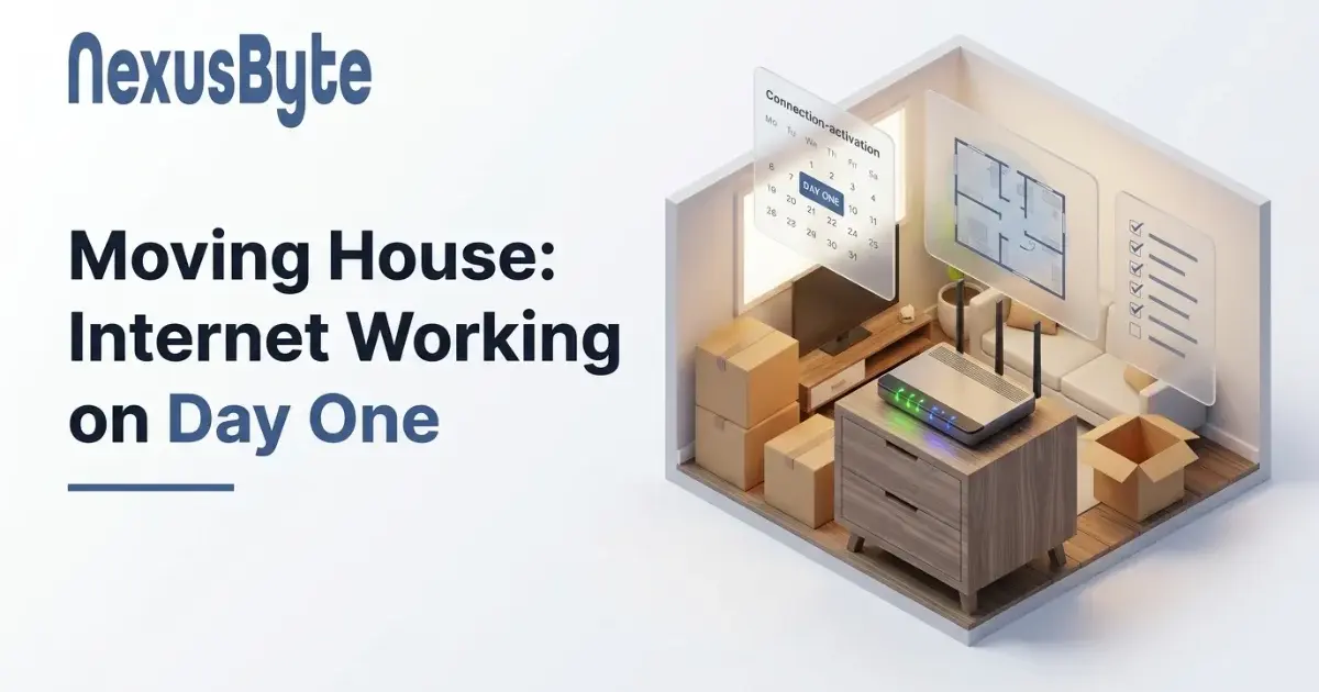 Moving House: Internet Working on Day One