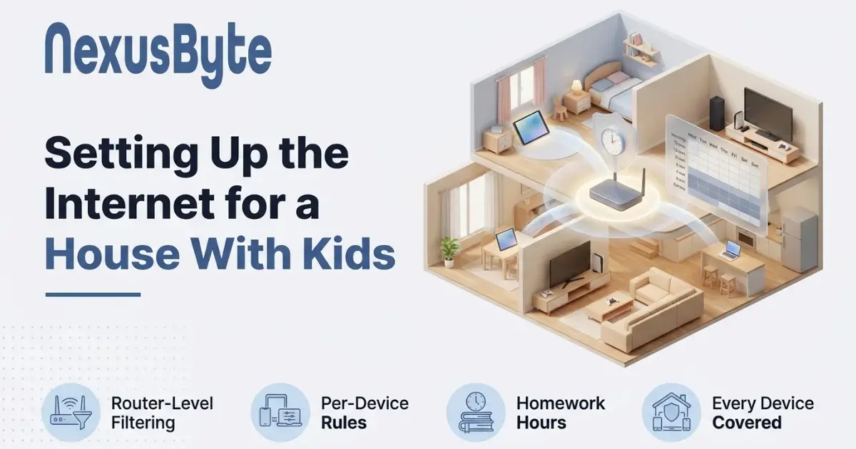 Setting Up the Internet for a House With Kids