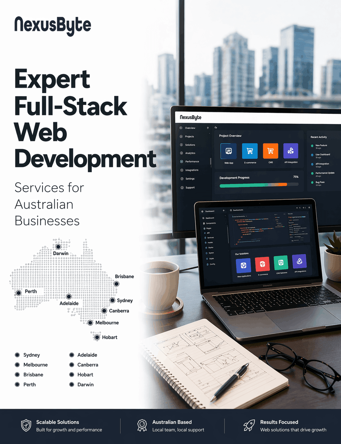 Expert Full-Stack Web Development Services for Australian Businesses - Hobart