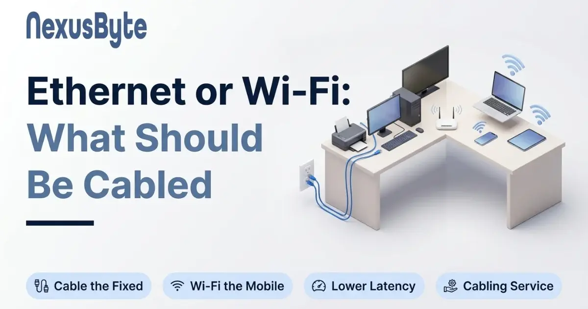 Ethernet or Wi-Fi: What Should Be Cabled in a Home and Office