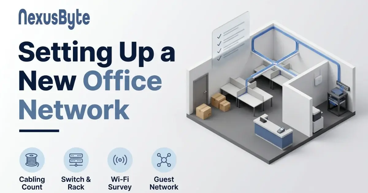Setting Up a New Office Network: The Checklist Before the Movers Arrive
