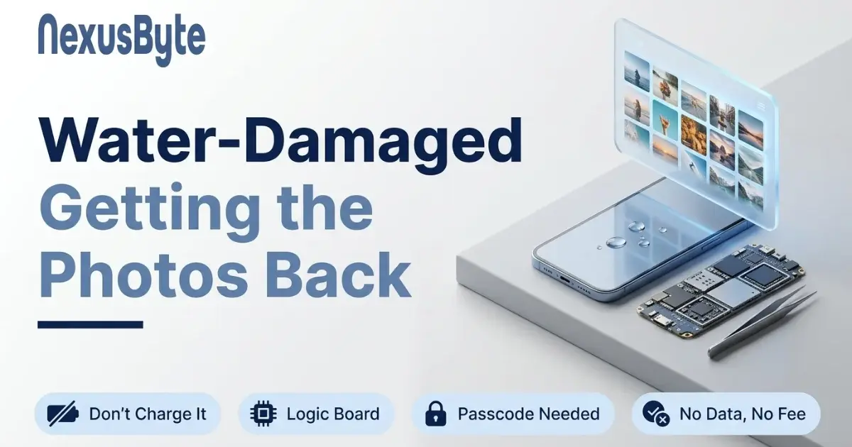 Water-Damaged or Dead Phone: Getting the Photos Back