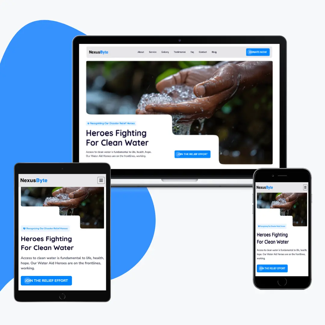 Image of Charity Website 3