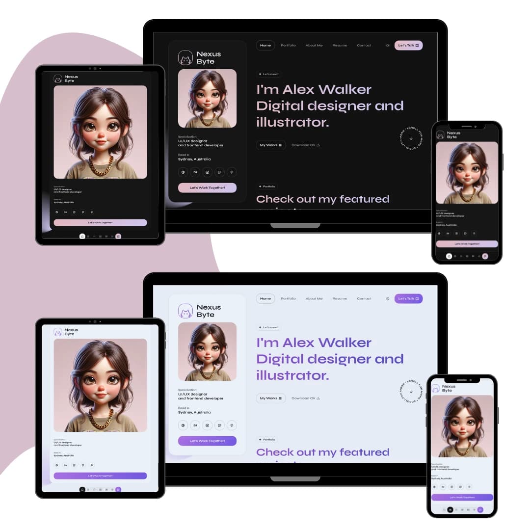 Image of Portfolio Website