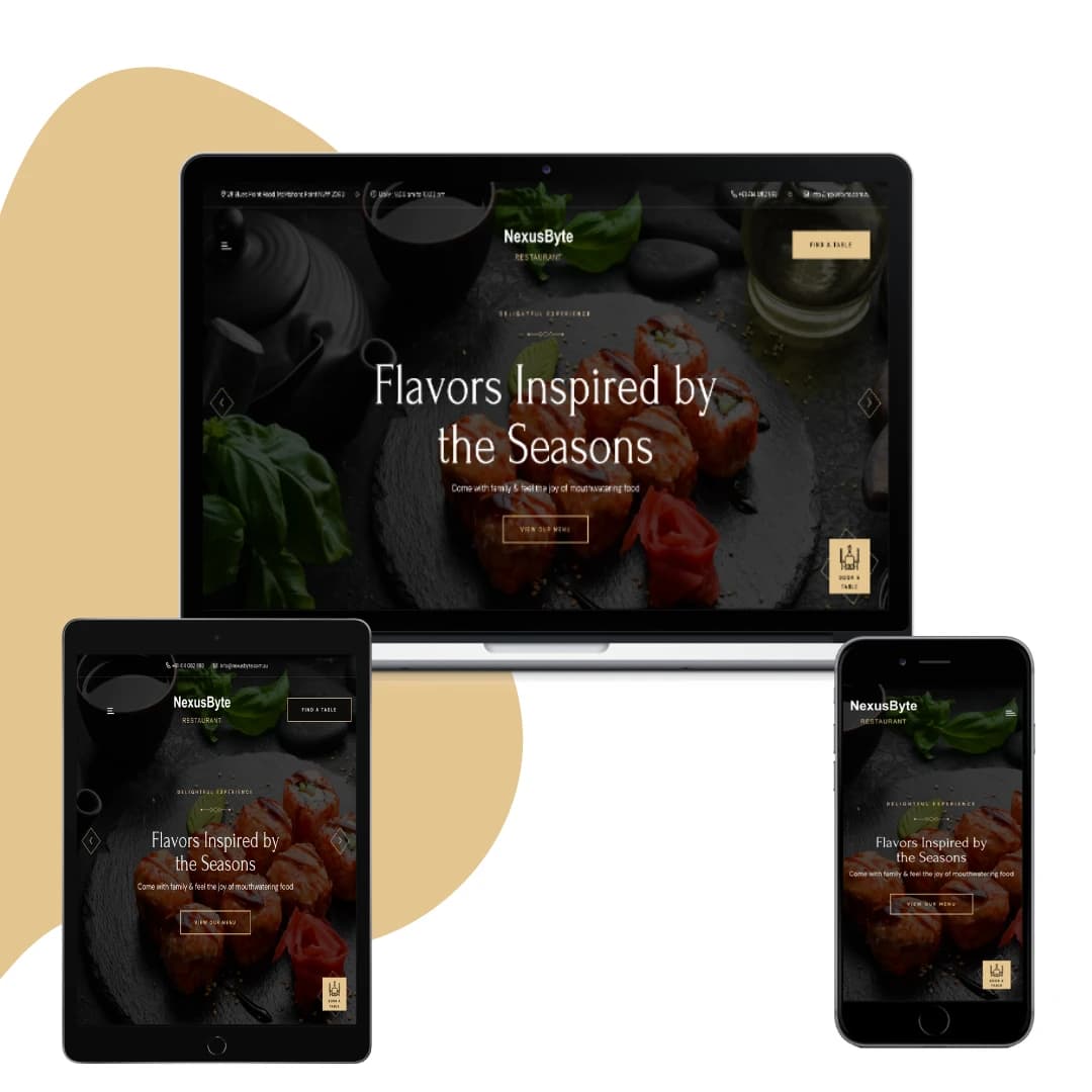 Image of Restaurant Website